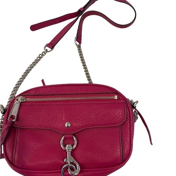 Rebecca Minkoff Magenta Pink Leather Crossbody Bag – Stylish & Good Condition - Picture 4 of 8